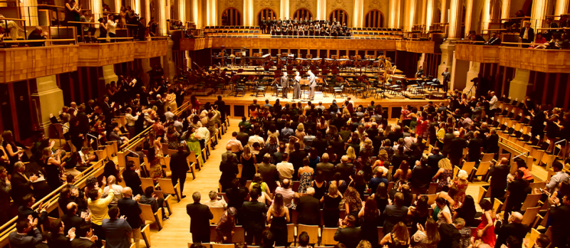  Concerto dos 100 anos do TCE reúne membros e servidores na Sala SP