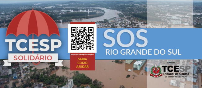 TCESP Solidário: SOS Rio Grande do Sul